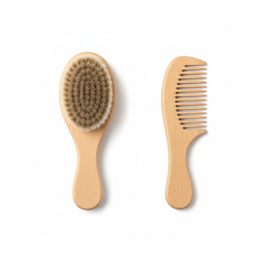 Baby Hair Brush and Comb Set
