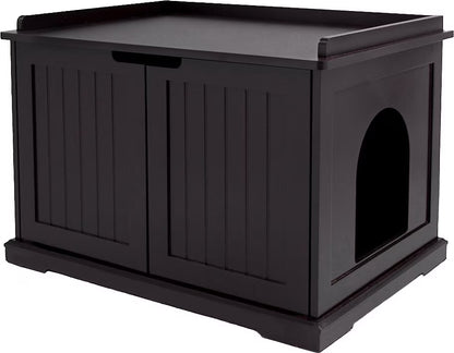 Luxury Litter Box Cabinet - Mid-Century Modern Cat Furniture
