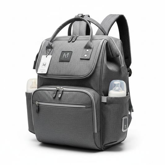Multi-Pocket Diaper Bag Backpack