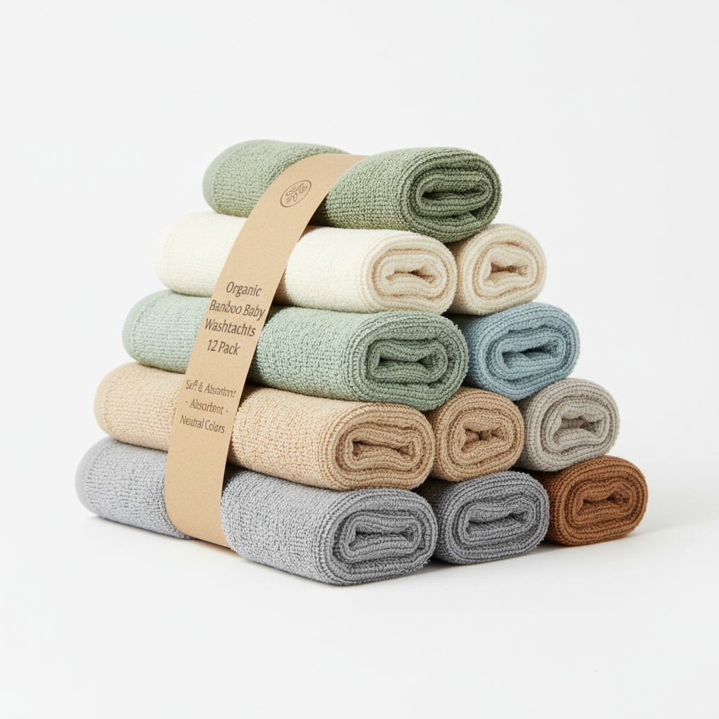 Organic Bamboo Washcloths